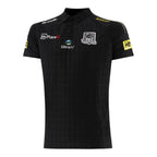 26 Pan Mens Black Media Polo