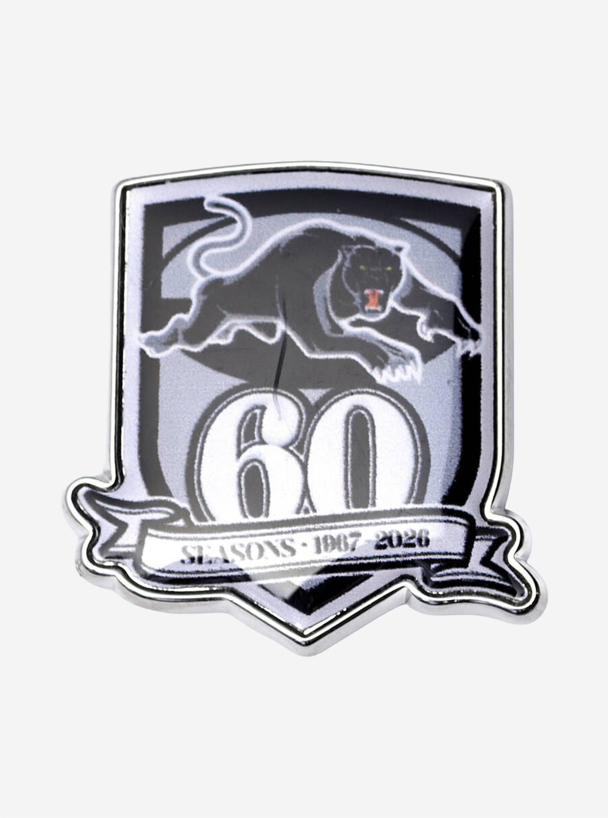 Panthers 60th Season Logo Pin
