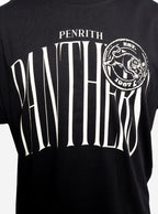Panthers Black Gothic Stamp T-Shirt
