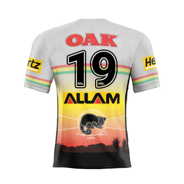 main19. Matt Burton Signed, Player-Issued Indigenous Jersey0
