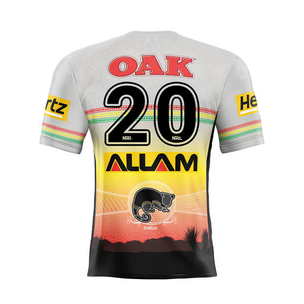 main20. Zane Tetevano Signed, Match-Worn Indigenous Jersey1