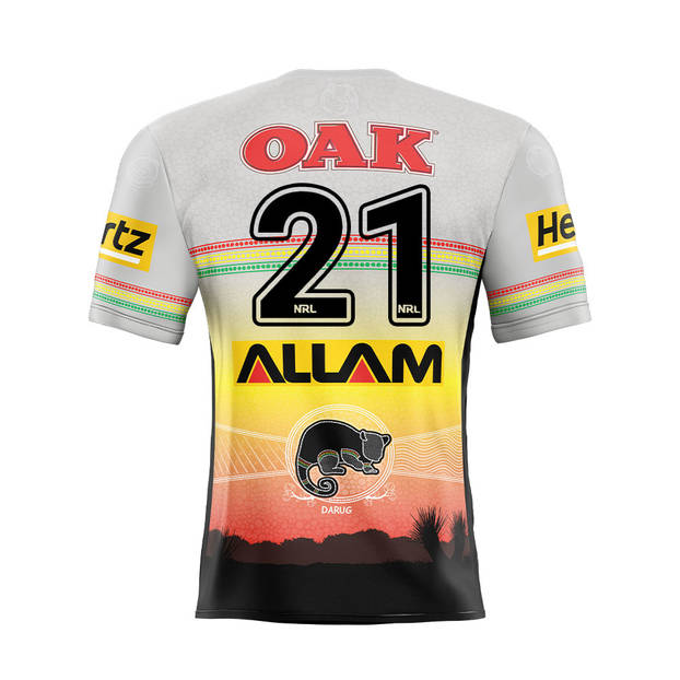 main21. Charlie Staines Signed, Match-Worn Indigenous Jersey1