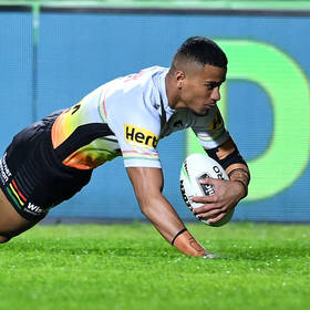 4. Stephen Crichton Signed, Match-Worn Indigenous Jersey
