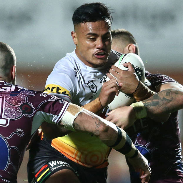 main15. Spencer Leniu Signed, Match-Worn Indigenous Jersey0