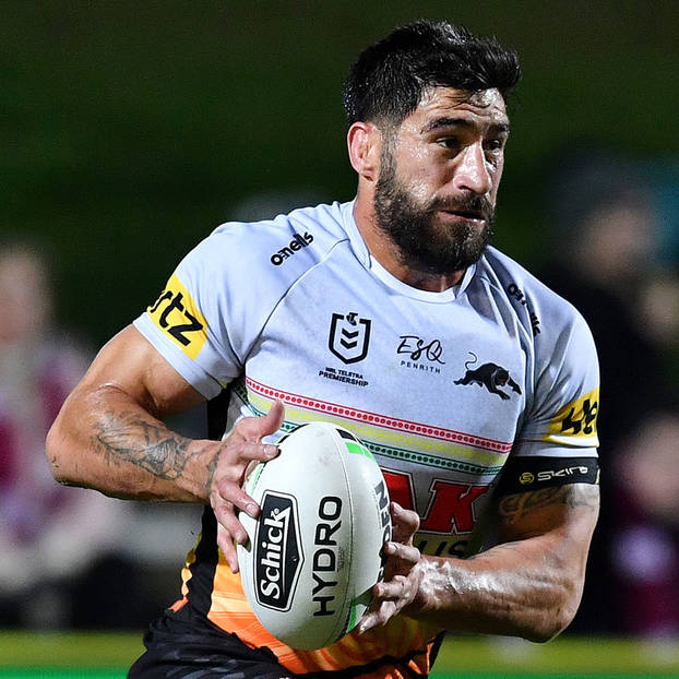 main8. James Tamou Signed, Match-Worn Indigenous Jersey0