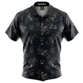Panthers Men's Tribal Button Up Shirt