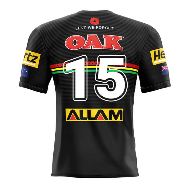main15. Spencer Leniu's, Match-Worn ANZAC Jersey2
