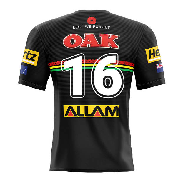 main16. Matt Eisenhuth's, Match-Worn ANZAC Jersey2