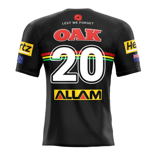 main20. Apisai Koroisau, Match-Issued ANZAC Jersey1
