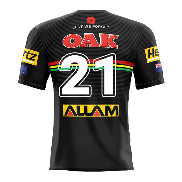 main21. Dylan Edwards, Match-Worn ANZAC Jersey2