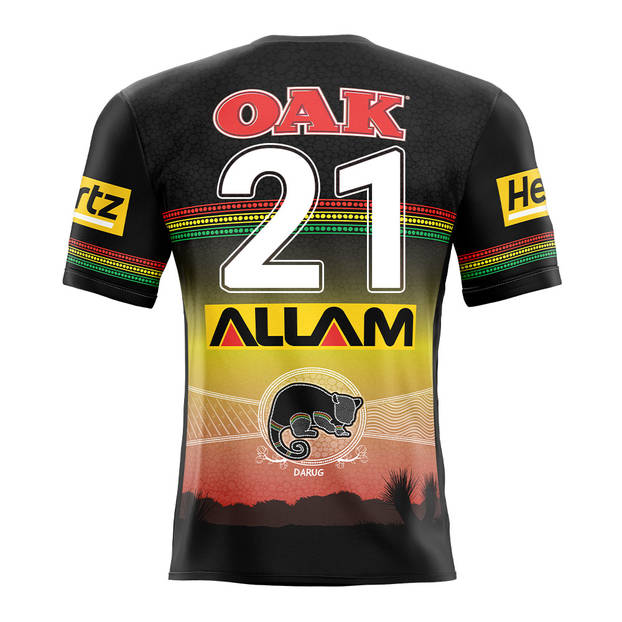 main21. Izack Tago, Match-Issued Indigenous Jersey2