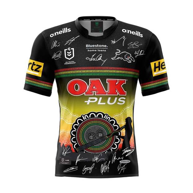 Panther Shop – 2022 Framed and Signed Indigenous Jersey