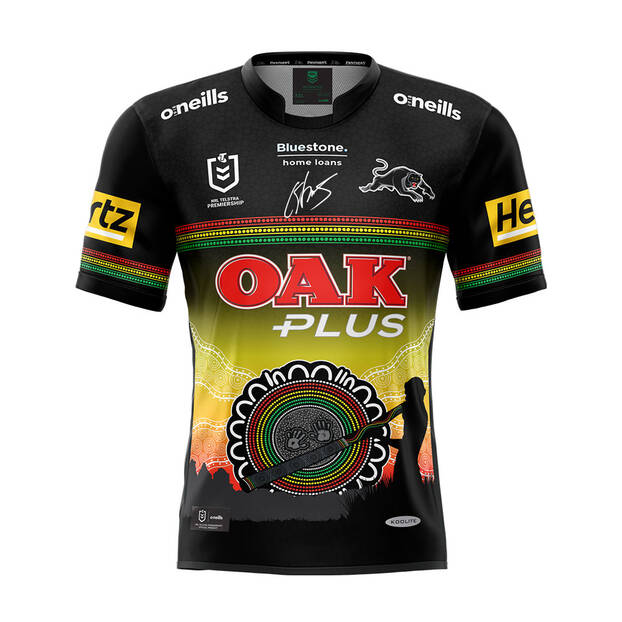main24.	Charlie Staines Signed, Match-Issued Indigenous Jersey1