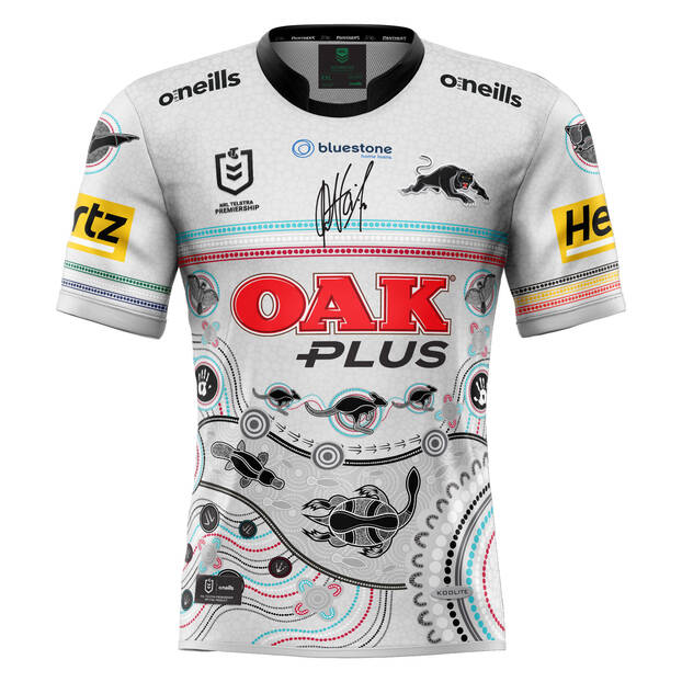 Brisbane Broncos 2023 Away Autographed/Signed Jersey