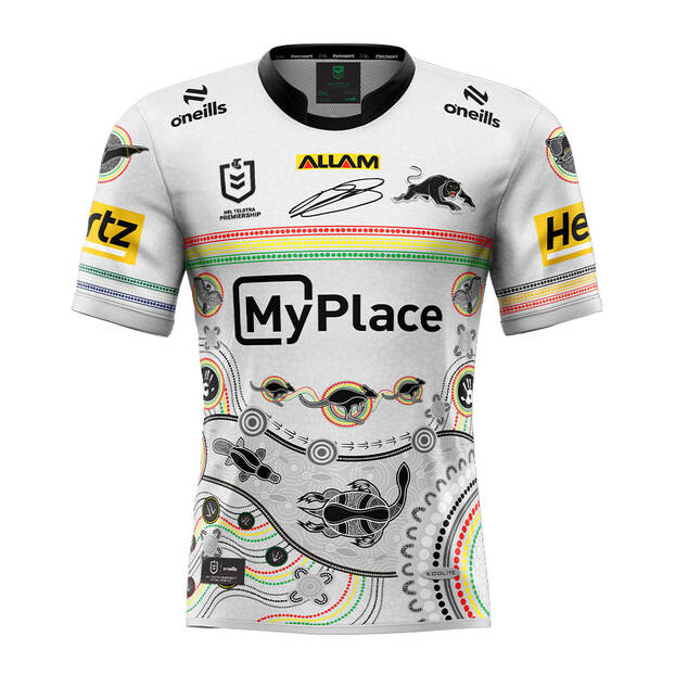 main1. Dylan Edwards Match-Worn Signed Indigenous Jersey3