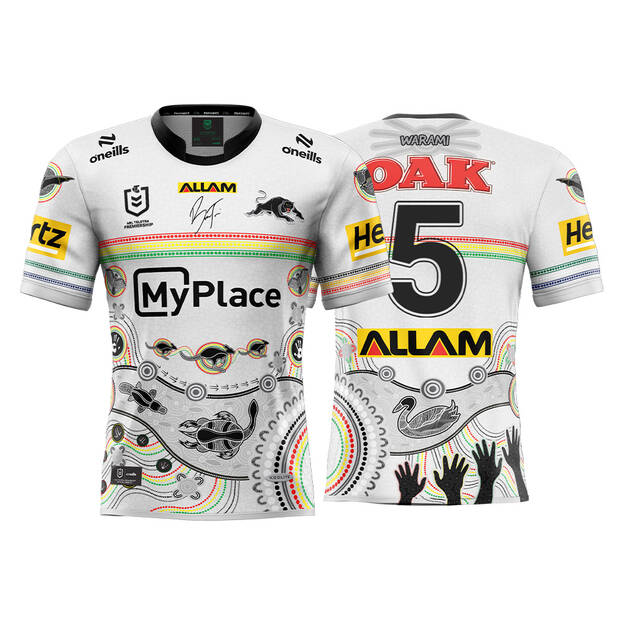 main5. Brian To'o Match-Worn Signed Indigenous Jersey1