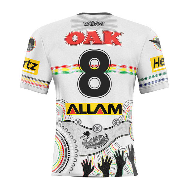 main8. Moses Leota Match-Worn Signed Indigenous Jersey3