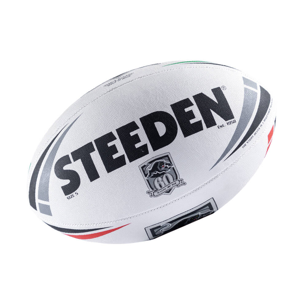 Panthers White Diamond Supporter Ball Size 5