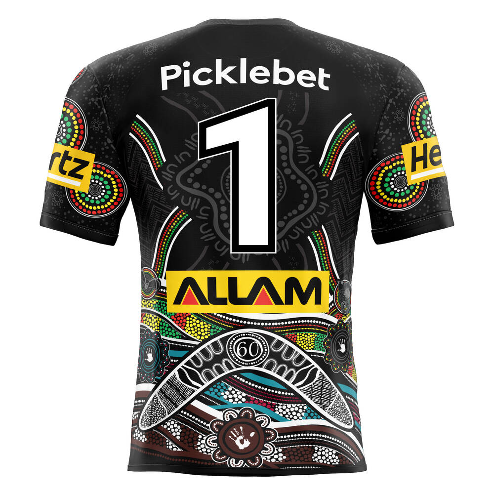 1. Jaxen Edgar's Match-Issued Signed Indigenous Jersey0