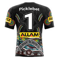 1. Jaxen Edgar's Match-Worn Signed Indigenous Jersey2