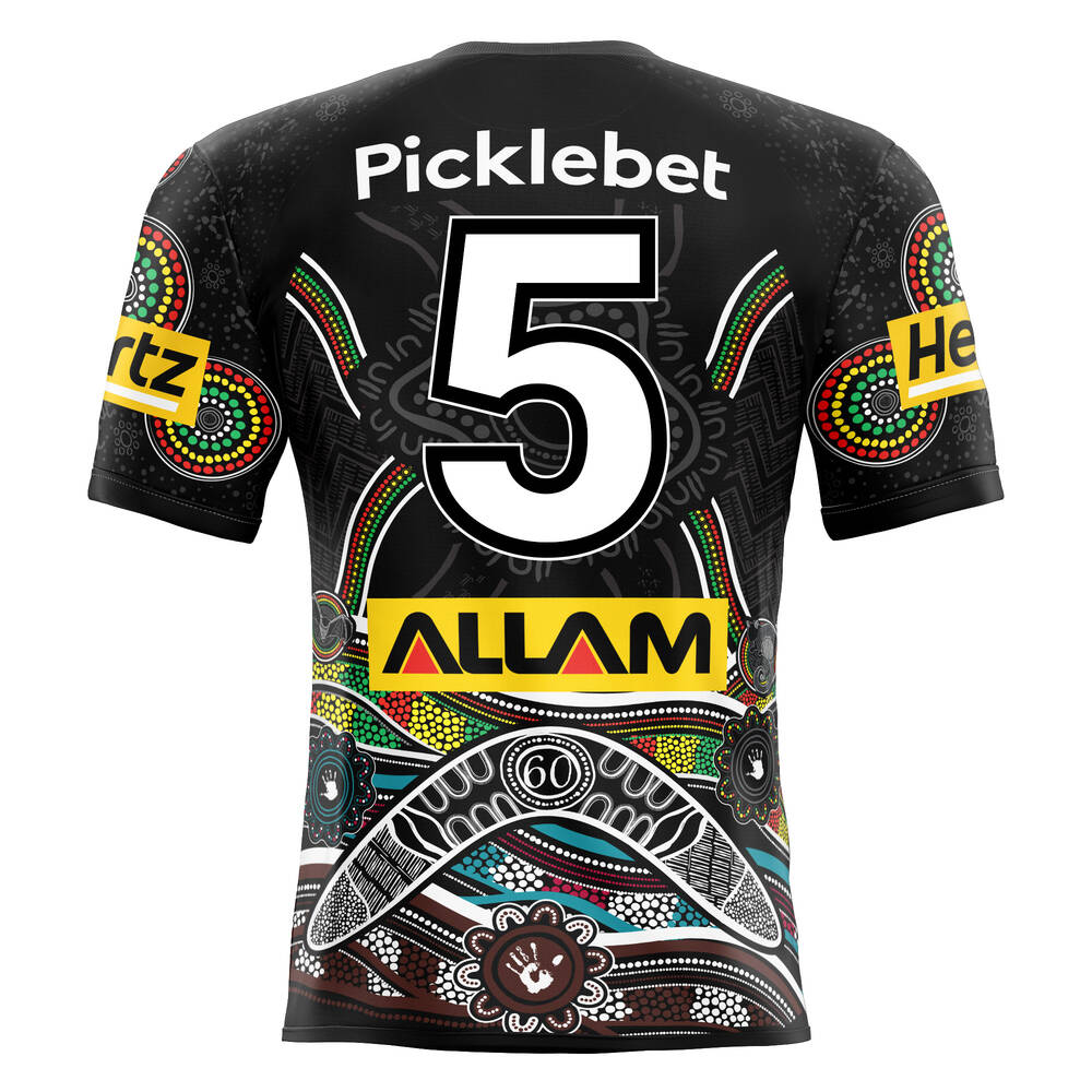5. Brian To'o's Match-Issued Signed Indigenous Jersey0