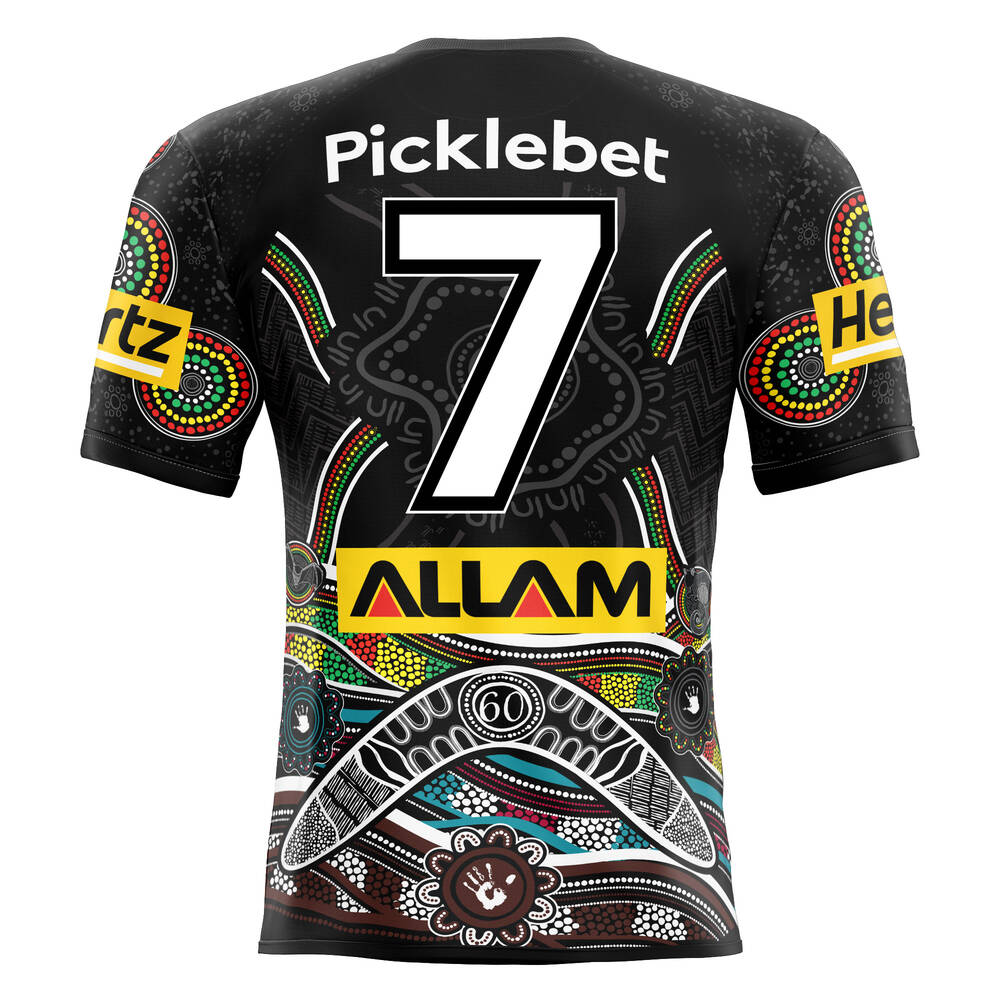 7. Nathan Cleary's Match-Issued Signed Indigenous Jersey0