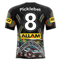 8. Moses Leota's Match-Worn Signed Indigenous Jersey3