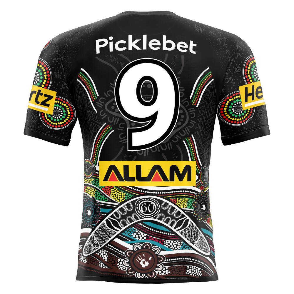 9. Freddy Lussick's Match-Issued Signed Indigenous Jersey0