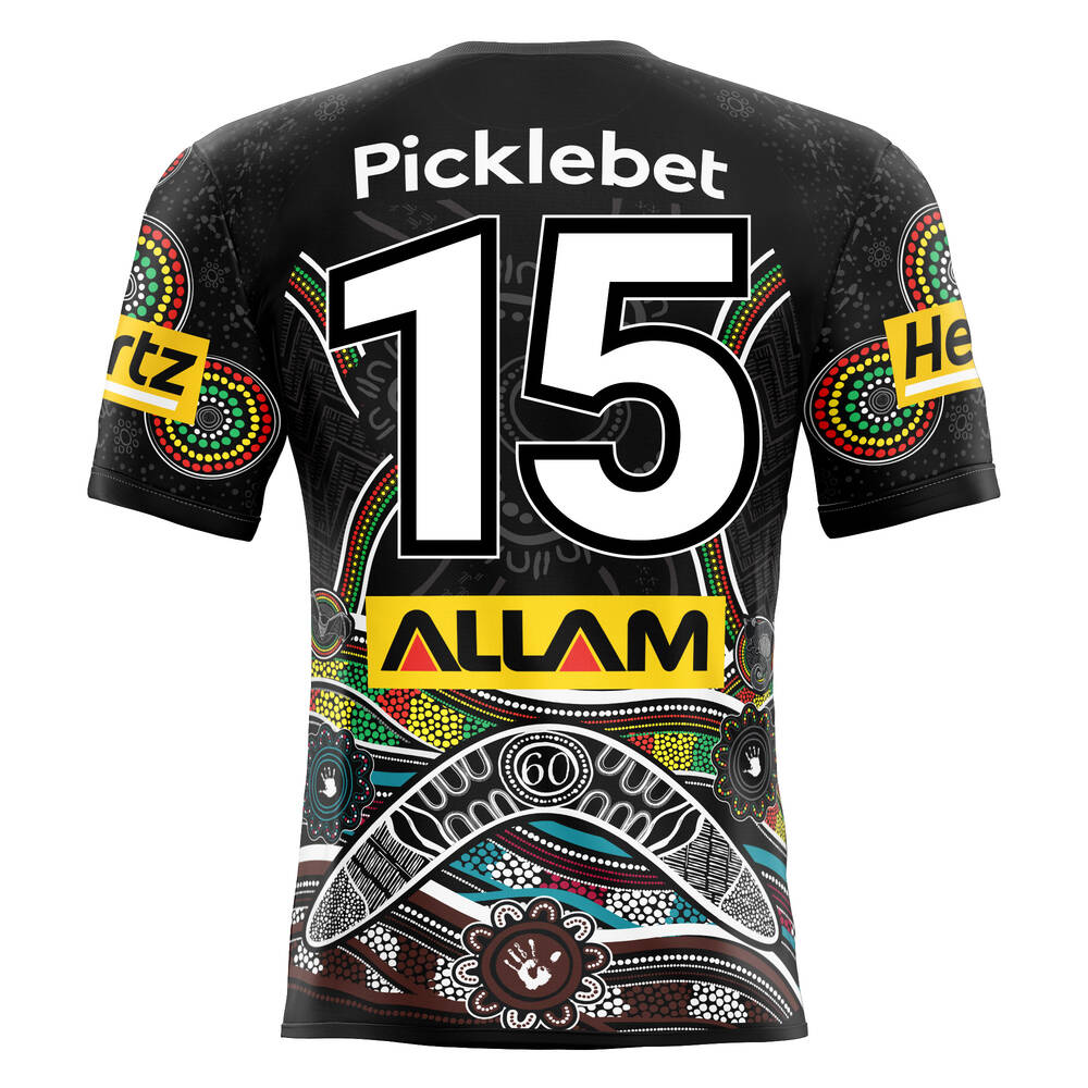 15. Scott Sorensen's Match-Issued Signed Indigenous Jersey0
