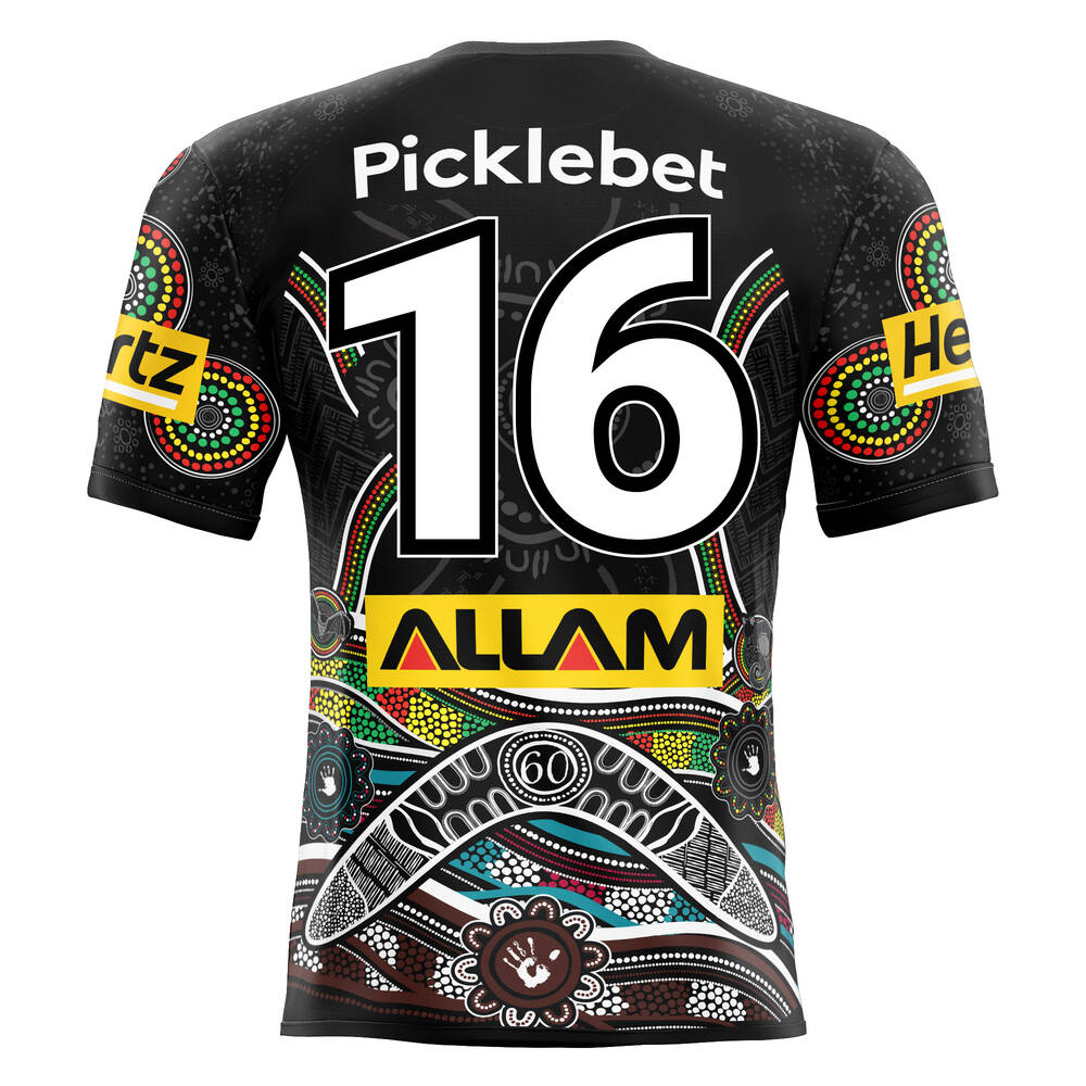 16. Luron Patea's Match-Issued Signed Indigenous Jersey0