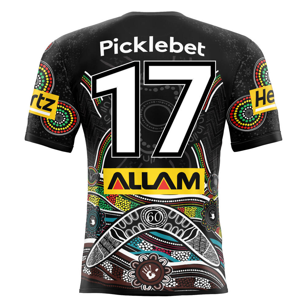 17. Billy Phillips's Match-Issued Signed Indigenous Jersey0