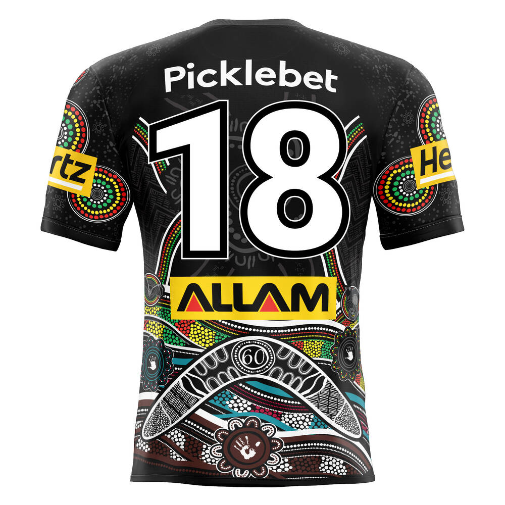 18. Jack Cole's Match-Issued Signed Indigenous Jersey0