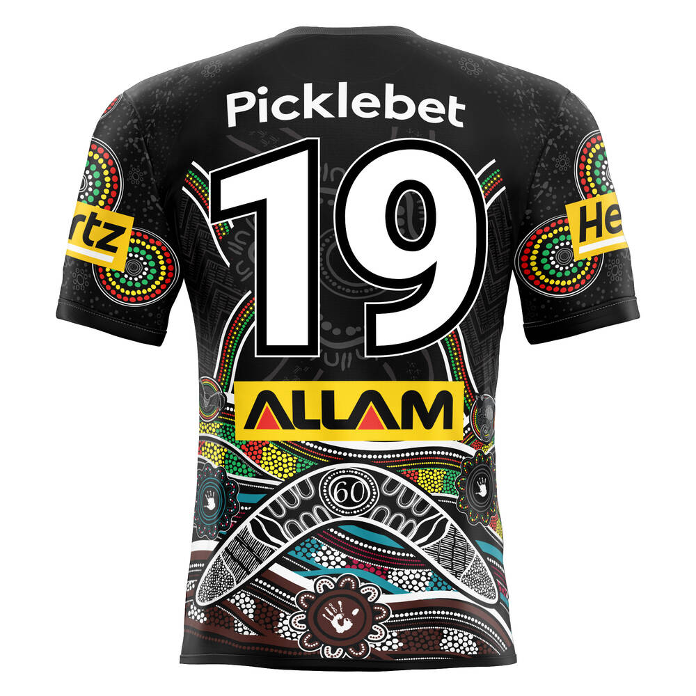 19. Blaize Talagi's Match-Issued Signed Indigenous Jersey0
