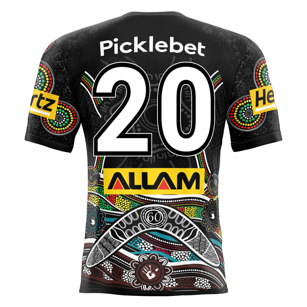 20. Dylan Edwards's  Match-Issued Signed Indigenous Jersey0