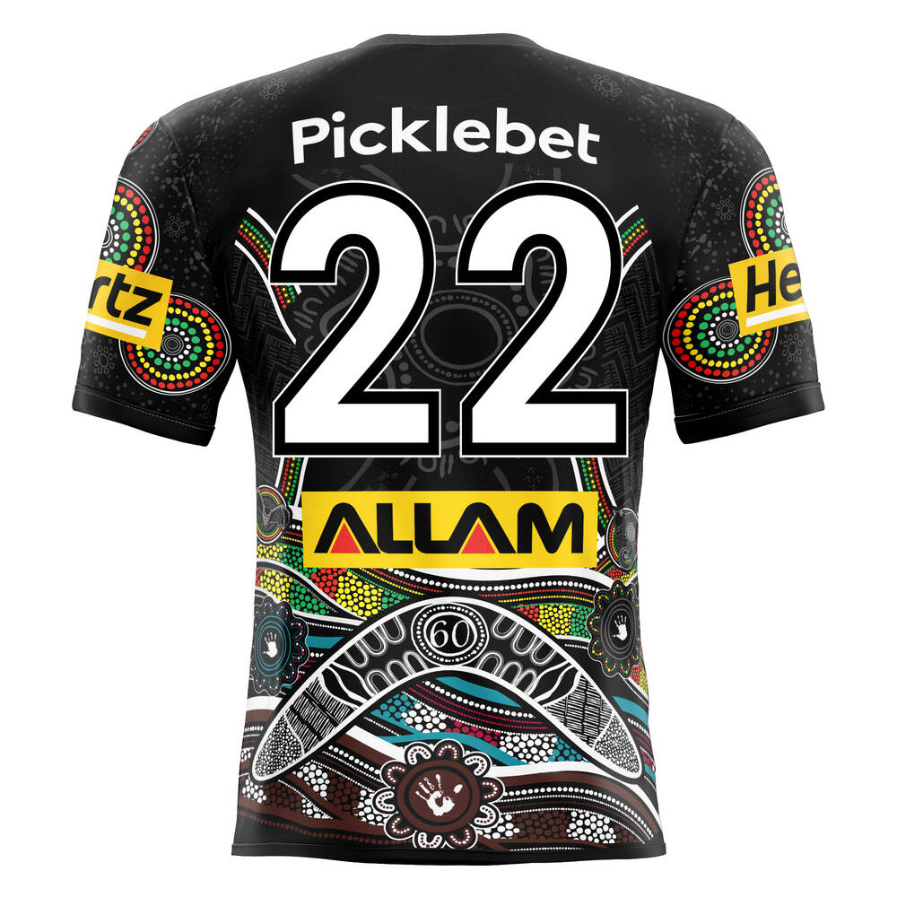 22. Kalani Leuluai-Going's Match-Issued Signed Indigenous Jersey0