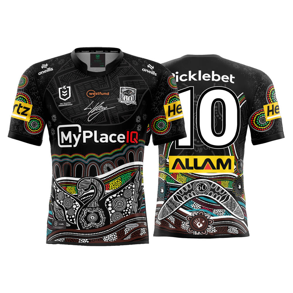 main10. Liam Henry's Match-Worn Signed Indigenous Jersey0