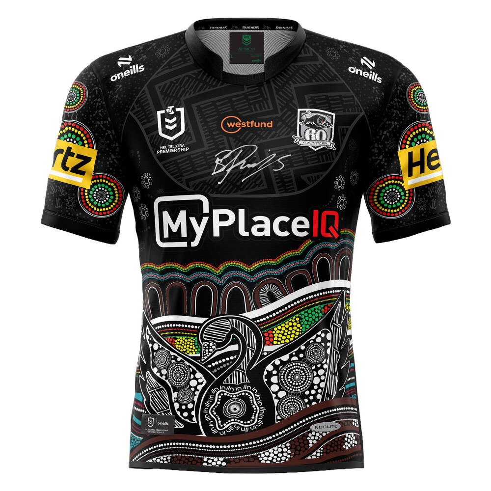 main17. Billy Phillips's Match-Worn Signed Indigenous Jersey1